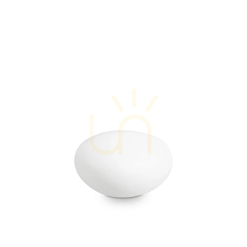 Jelölje be Ideal Lux Sasso PT1 D25 fehér, kő formájú kerti lámpa, 25 cm, G9, 161754