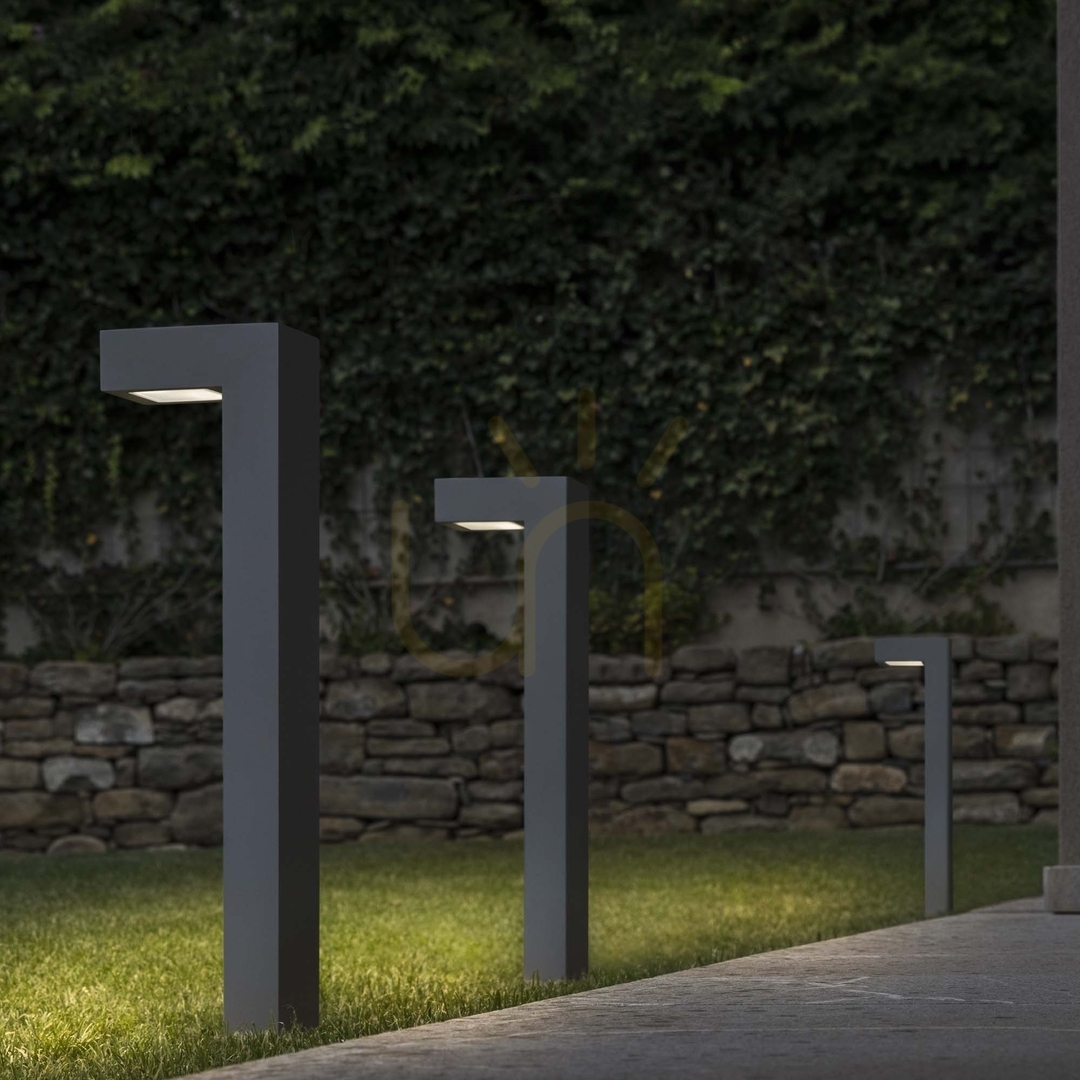 Előnézet Kültéri állólámpa Ideallux SIRIO PT2 H60 barna alumínium 60 cm 213279 Kültéri állólámpa Ideallux SIRIO PT2 H60 barna alumínium 60 cm 213279