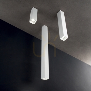Plafon lámpa Ideallux LOOK fekete GU10 1x28W 75 cm 233970 small 1