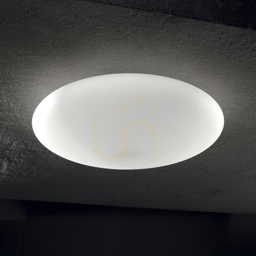 Jelölje be Plafon lámpa Ideallux SMARTIES PL3 D60 fehér üveg 60 cm 032023