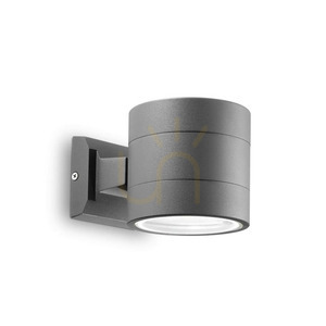 Kültéri fali lámpa Ideallux SNIF ROUND AP1 antracit G9 061467 small 1