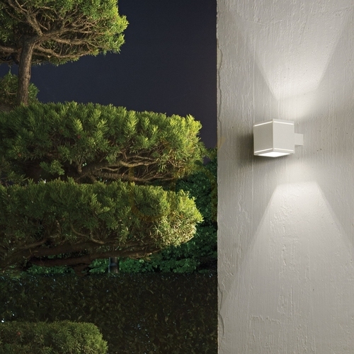Jelölje be Kültéri fali lámpa Ideallux SNIF SQUARE AP1 fehér G9 1x40W 144276