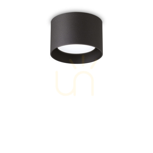 Jelölje be Plafon lámpa Ideallux SPIKE PL1 ROUND NERO fekete GX53 278704