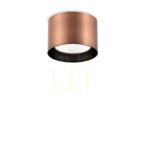 Jelölje be Plafon lámpa Ideallux SPIKE PL1 ROUND réz GX53 10 cm 310893