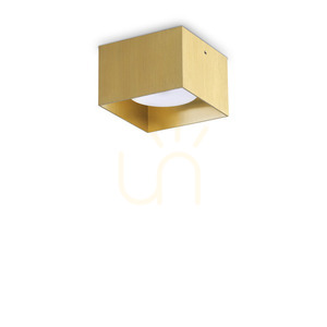 Plafonlámpa Ideallux SPIKE PL1 SQUARE sárgaréz GX53 10 cm 317502 0 Plafonlámpa Ideallux SPIKE PL1 SQUARE sárgaréz GX53 10 cm 317502 small 0