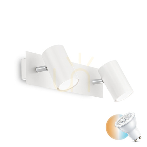 Jelölje be Fali lámpa Ideallux SPOT AP2 BIANCO fehér 2xGU10 156736