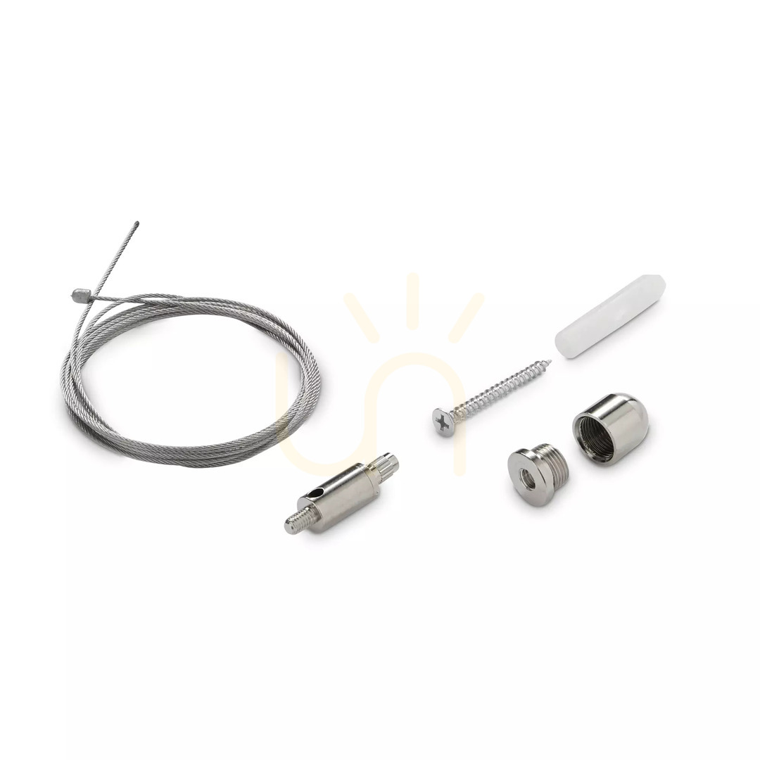 Kilátás Kábel szett Ideallux STEEL egyszeres 2 m ezüst 271750 Kábel szett Ideallux STEEL egyszeres 2 m ezüst 271750