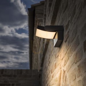 Kültéri fali lámpa Ideallux Swipe AP Grigio szürke LED 20,5W 326863 small 4