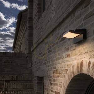 Kültéri fali lámpa Ideallux Swipe AP Grigio szürke LED 20,5W 326863 small 5