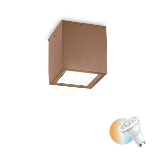 Jelölje be Kültéri mennyezeti lámpa Ideallux TECHO PL1 BIG COFFEE barna GU10 251547