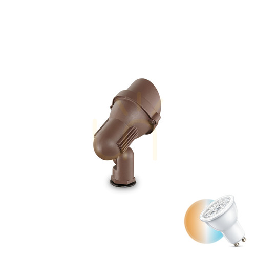 Jelölje be Kültéri spotlámpa Ideallux TERRA PR1 SMALL COFFEE barna GU10 163727