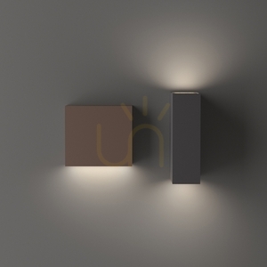Kültéri fali lámpa Ideallux Tetris-1 AP1 Nero fekete G9 1x15W 326955 small 4