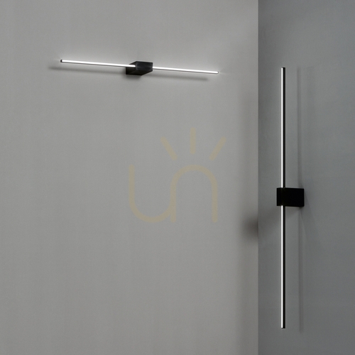 Jelölje be Fali lámpa Ideallux ESSENCE THEO AP D075 NERO fekete LED 12W 75 cm 311760