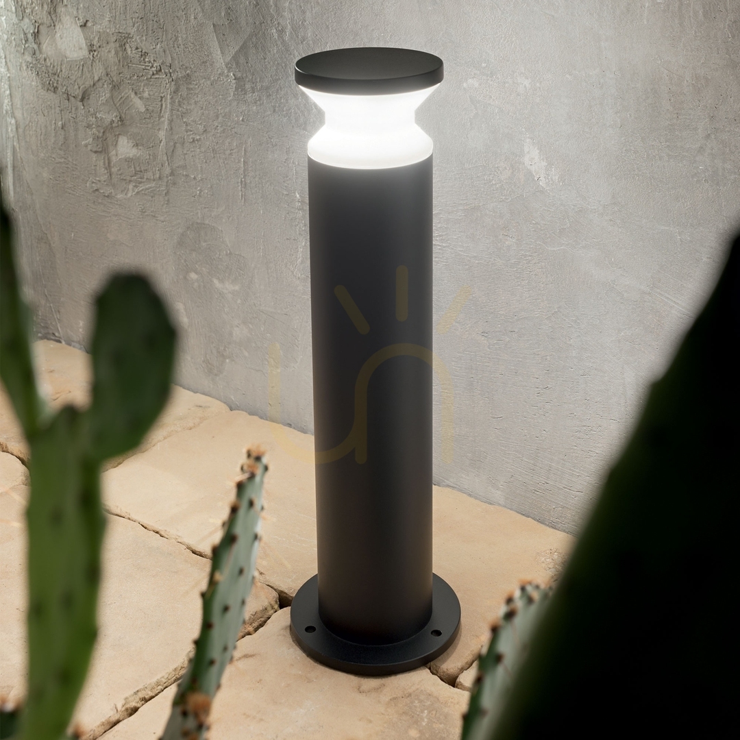 Kilátás Kültéri állólámpa Ideallux TORRE PT1 H80 szürke E27 IP65 321851 Kültéri állólámpa Ideallux TORRE PT1 H80 szürke E27 IP65 321851