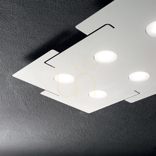 Jelölje be Plafon Ideallux TOTEM PL6 fehér mennyezeti lámpa GX53 6x15W 215785