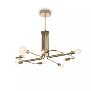 Függőlámpa Ideallux TRIUMPH SP8 sárgaréz 8xE27 160269 1 Függőlámpa Ideallux TRIUMPH SP8 sárgaréz 8xE27 160269 small 1