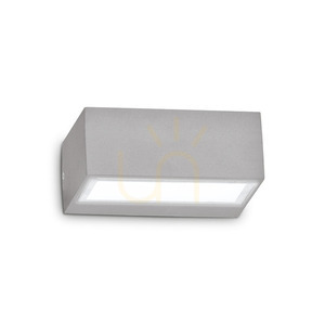 Kültéri fali lámpa Ideallux Twin AP1 Grigio szürke G9 326979 small 0