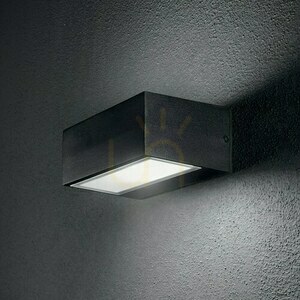 Kültéri fali lámpa Ideallux TWIN AP1 NERO fekete G9 115375 small 1