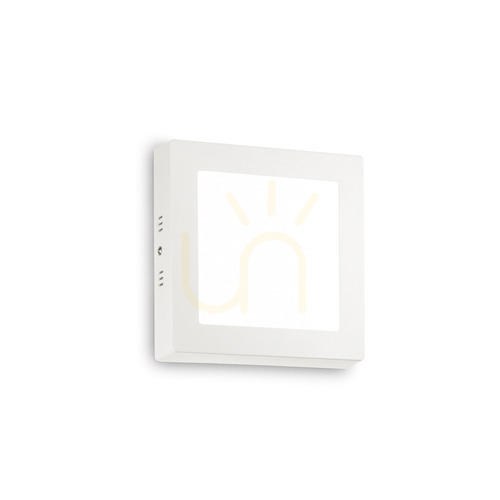 Jelölje be Plafonlámpa Ideallux Universal PL D17 Square fehér LED 12W 3000K 138633