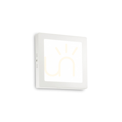 Jelölje be Plafon Ideallux Universal PL D22 Square fehér 17W 4000K 321745