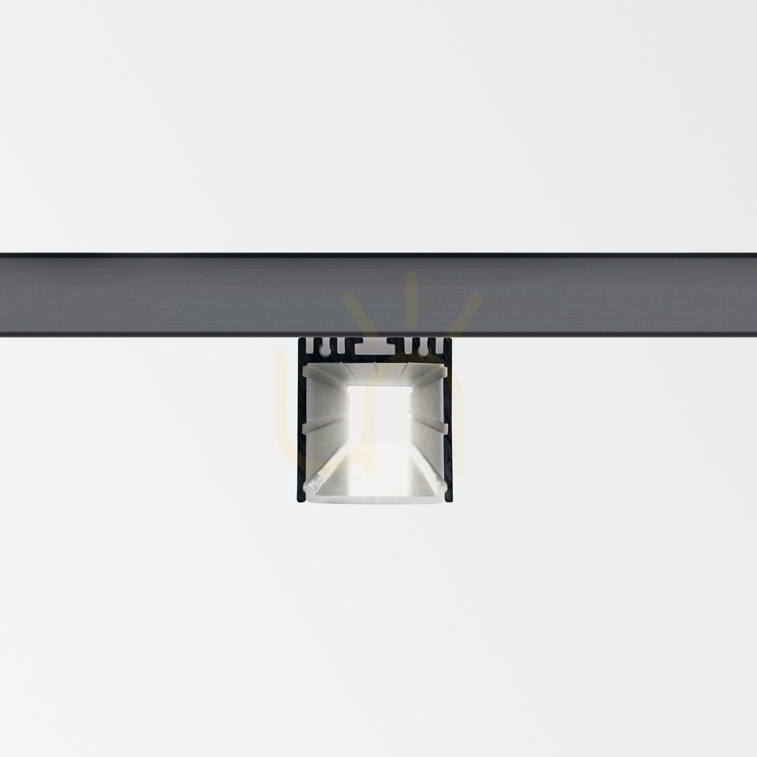 Előadás LED profil Ideallux SLOT Vision Trimless 3000 mm fekete alumínium 270531 LED profil Ideallux SLOT Vision Trimless 3000 mm fekete alumínium 270531