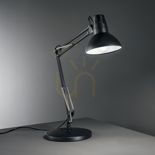 Jelölje be Asztali lámpa Ideallux Wally TL1 Total Black fekete E27 265278