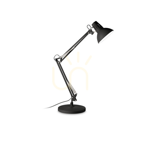 Jelölje be Asztali lámpa Ideallux Wally TL1 Total Black fekete E27 265278