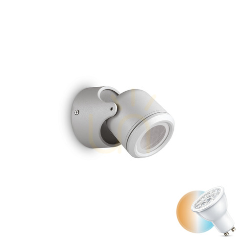 Jelölje be Kültéri fali lámpa Ideallux Xeno AP1 Grigio szürke GU10 1x28W 129471