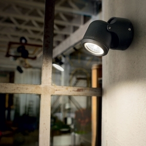 Ideal Lux XENO AP1 129471 szürke állítható kültéri fali lámpa GU10 IP44 small 1
