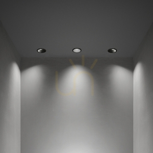 Lámpakeret Ideallux ZEUS Frame Trim Round 13W fekete 7,8 cm 323527 small 2