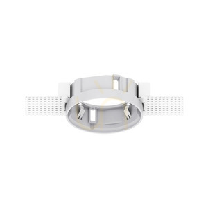 Beépítőkeret Ideallux ZEUS Trimless Round fehér 9,8 cm 323725 small 0