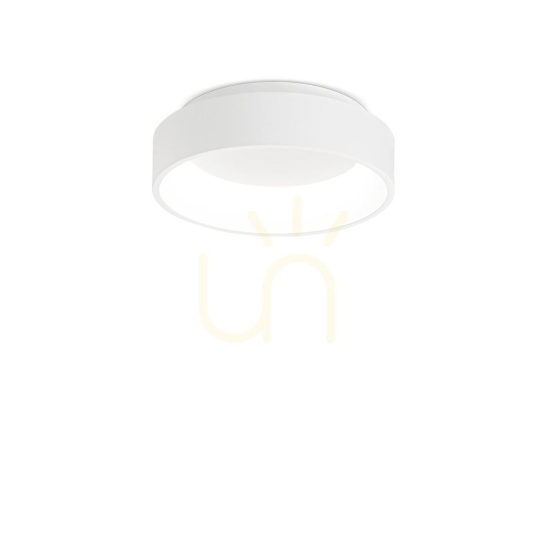 Jelölje be Plafon lámpa Ideallux ZIGGY D030 Bianco fehér LED 21W 27,7 cm 293776 Plafon lámpa Ideallux ZIGGY D030 Bianco fehér LED 21W 27,7 cm 293776