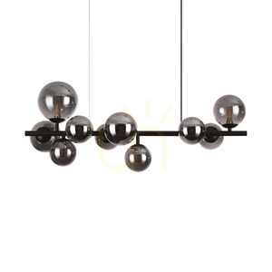 Függőlámpa Ideallux PERLAGE SP10 Fumé fekete üveg 10xG9 81 cm 271408 0 Függőlámpa Ideallux PERLAGE SP10 Fumé fekete üveg 10xG9 81 cm 271408 small 0
