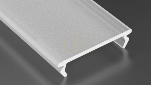 Jelölje be Lámpaernyő LED profilhoz LUMINES DOUBLE PMMA FROST tejes 1 m