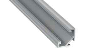 C LED profil 45°-os sarok 2,02 m ezüst eloxált szalag 12 mm-ig 10-0034-20 LUMINES small 0