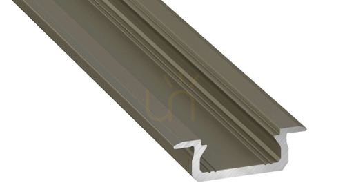 Jelölje be LED profil LUMINES Z típusú Z inox eloxált 2 m