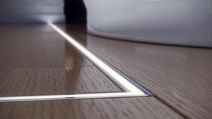 LUMINES TERRA süllyesztett LED-profil fekete lakkozott 1 m small 2