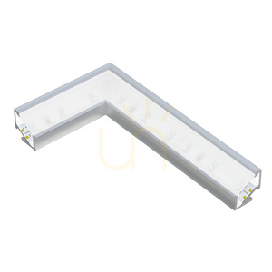 Ezüstszínű, eloxált LUMINES H LED-profil, 1 m small 8