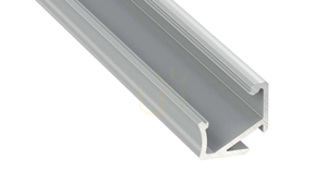 Ezüstszínű, eloxált LUMINES H LED-profil, 1 m small 0