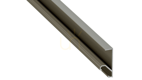 Jelölje be LED profil LUMINES típus Q18 inox eloxált 1 m