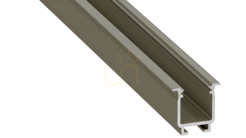 Jelölje be LED-profil LUMINES típus W inox eloxált 2 m