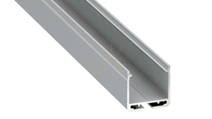 LED profil LUMINES típus Dileda ezüst eloxált 2 m small 0