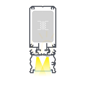 LUMINES TALIA LED-profil, ezüst eloxált, 2,02 m small 16