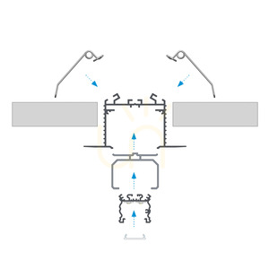 LUMINES TALIA LED-profil, ezüst eloxált, 2,02 m small 17