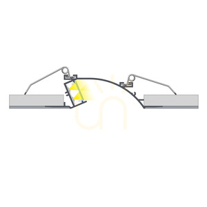 LUMINES PERO LED-profil, fekete lakkozott, 1 m small 5