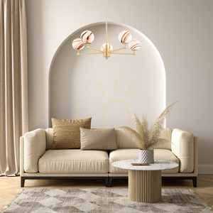 Csillár Argon Aruba 2179 fehér-bronz üveg sárgaréz E14 IP20 small 2