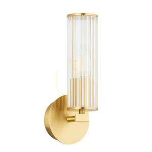 Fali lámpa Argon Hampton átlátszó sárgaréz E14 8497 small 3
