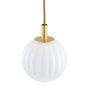 Függőlámpa Argon PALOMA fehér opál matt sárgaréz 8506 small 3