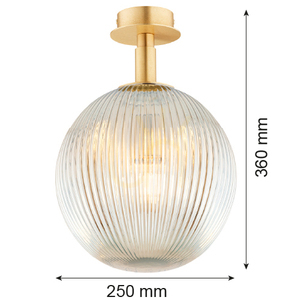Fali lámpa Argon PALOMA sárgaréz IP20 8518 small 5