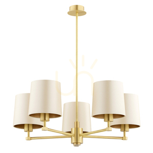 Csillár Argon Princeton bézs sárgaréz E27 5x1W 2187 small 1